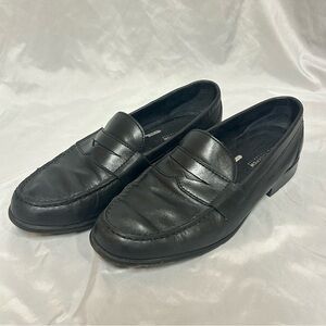 Rockport Black Leather Loafers